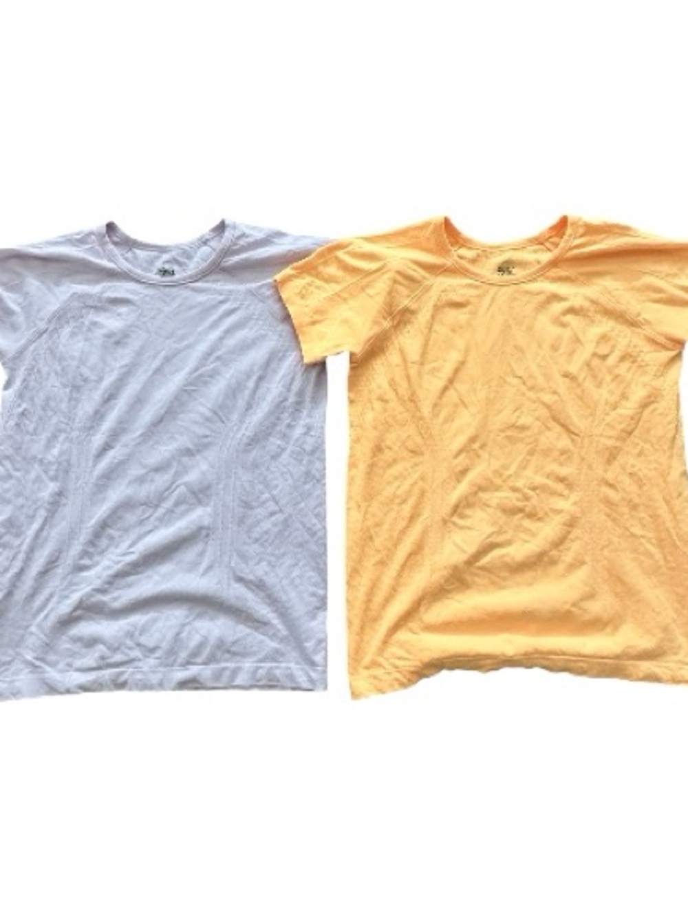 Athleta Girl Short Sleeve Tee Bundle, Girls Size L/12 — Pink & Orange